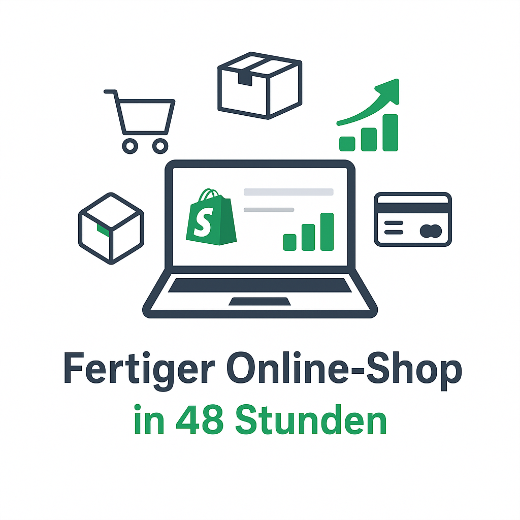 Fertiger Online-Shop in 48 Stunden – Dein Start ins E-Commerce